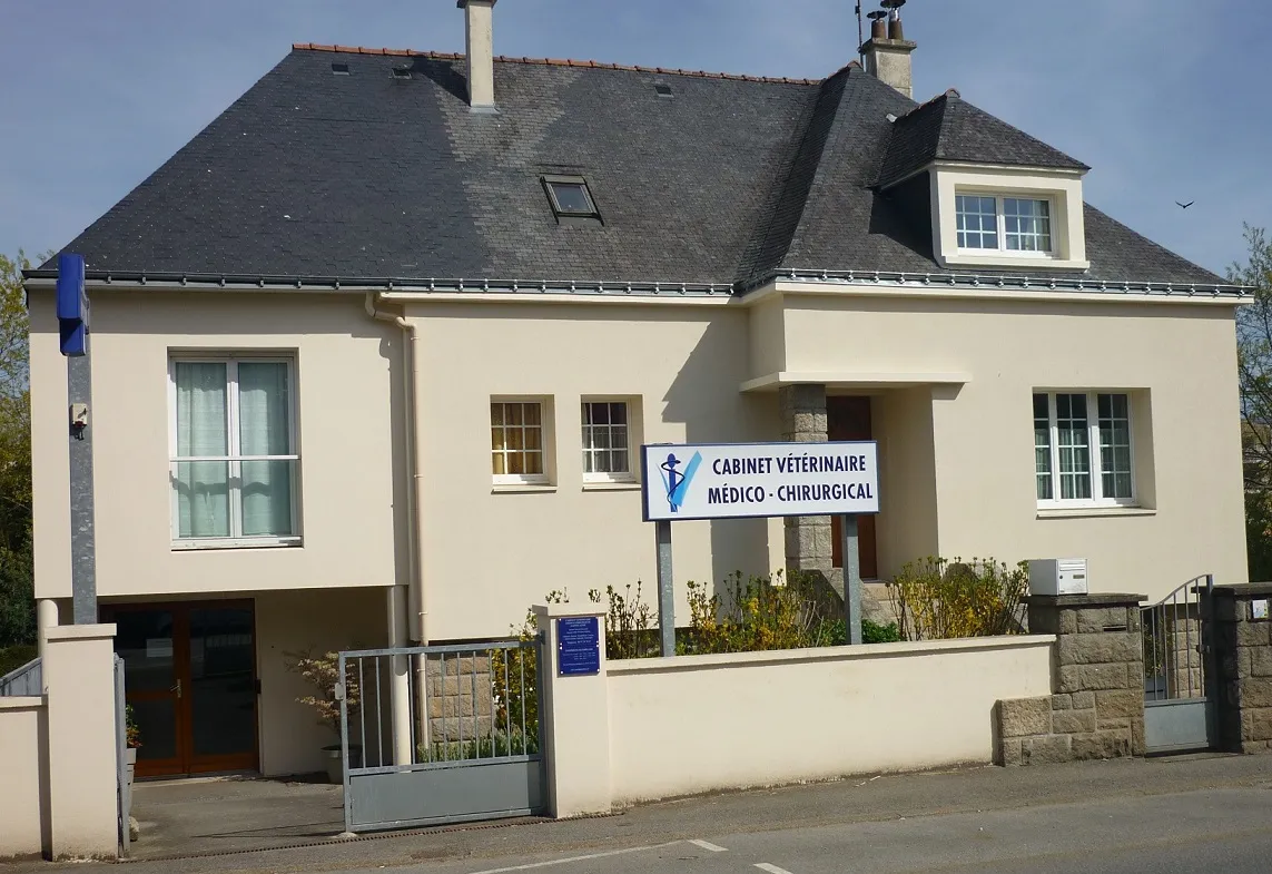 Façade du Cabinet Vétérinaire Sainte-Anne à Pontivy